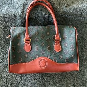 Vintage green and brown CAPEZIO NEW YORK BAG